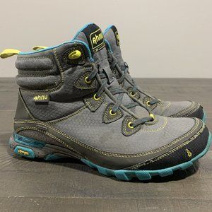 AHNU AF2422DGRY Sugarpine Women's Size US 8 - Teal Gray Hiking Waterproof Boots